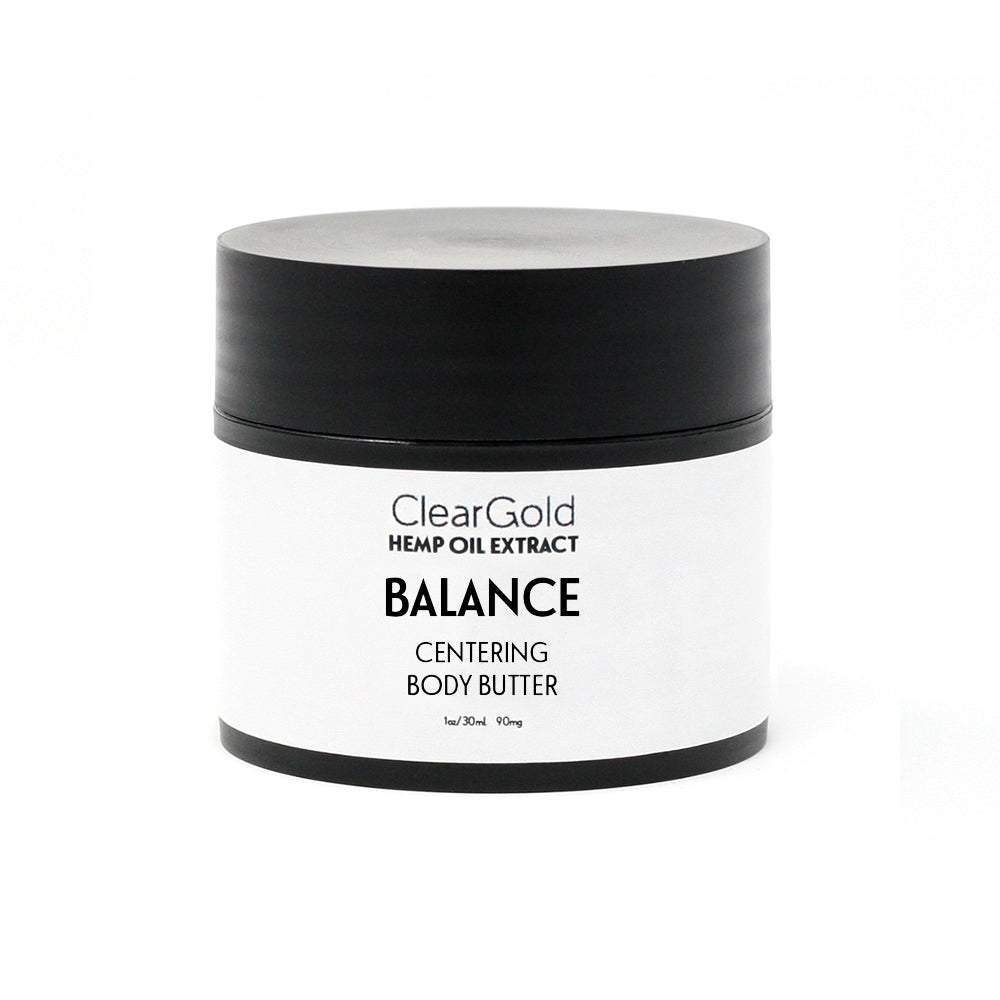 Balance Body Butter clear gold balance body butter cbd extract
