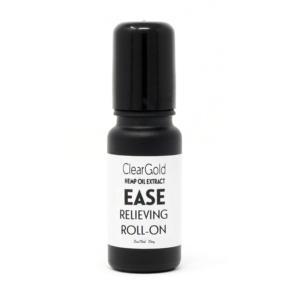 Ease Roll On clear gold ease body creme hemp oil herbal extract