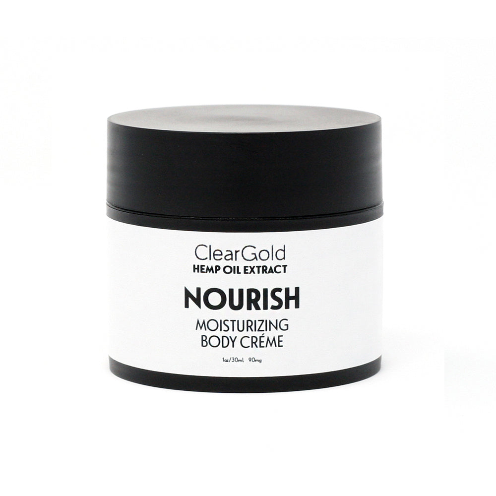 Nourish Body Créme clear gold nourish body creme hemp oil ointment