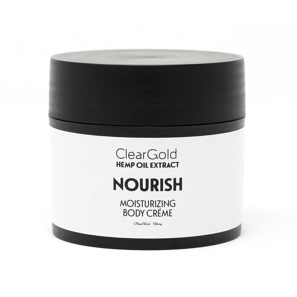 Nourish Body Créme clear gold nourish body creme cannabis ointment