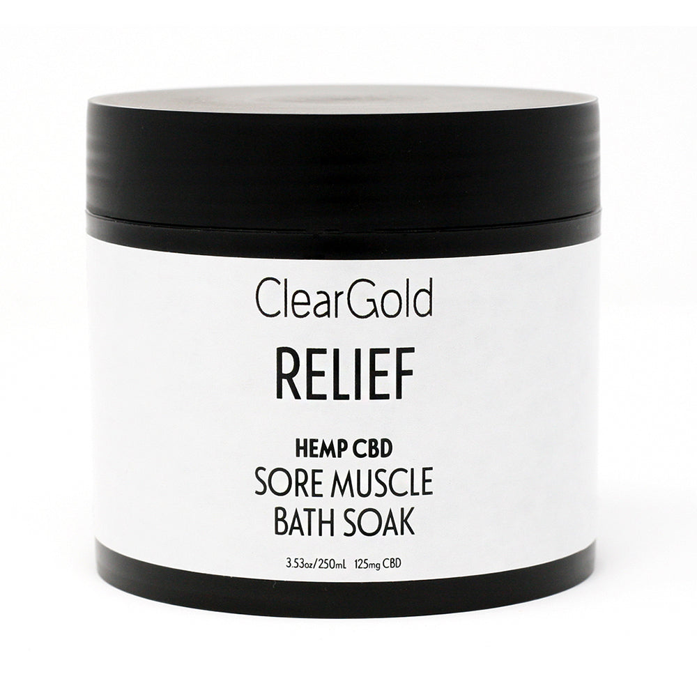 Relief Bath Soak Relief bath soak hemp oil cbd beauty product