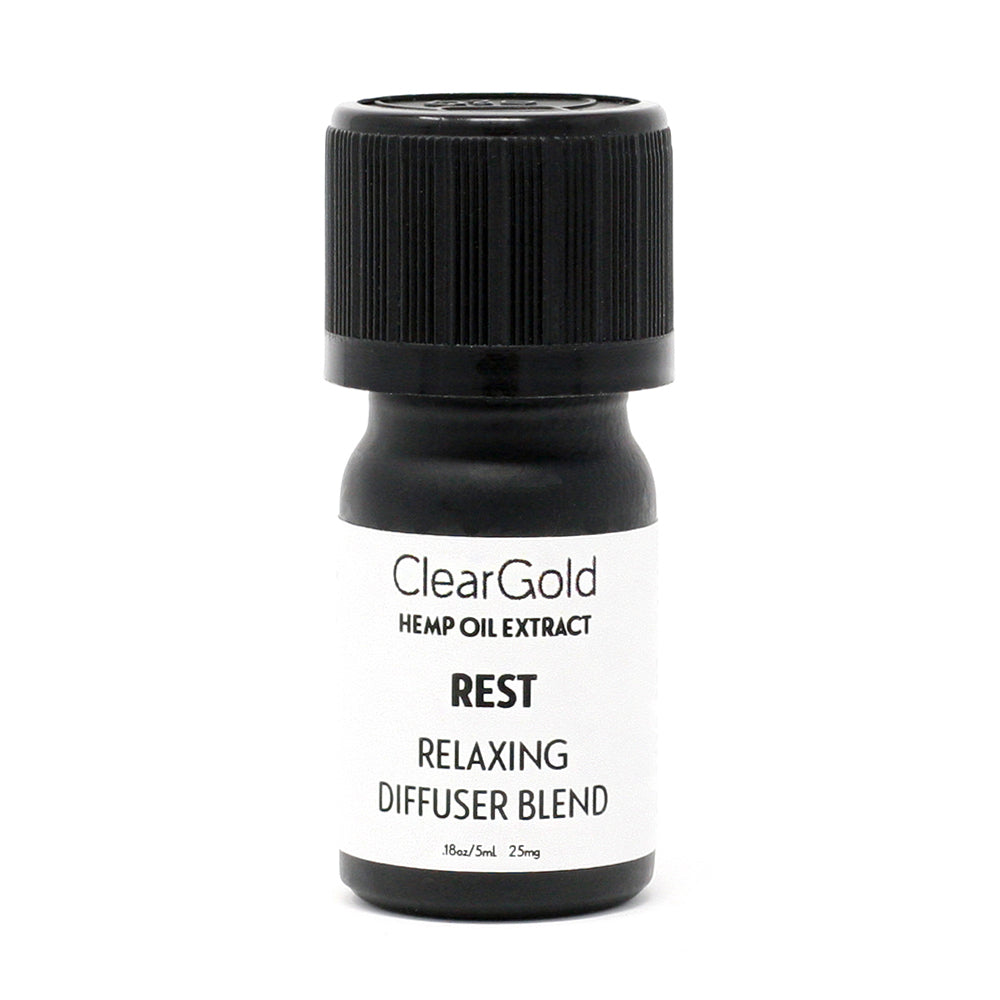 Rest Diffuser clear gold rest diffuser cannabis oil beauty products