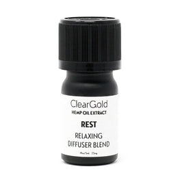 clear gold rest diffuser cannabis oil beauty products