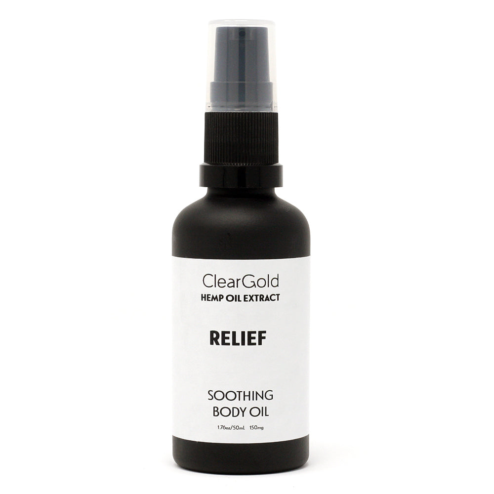 Relief Body Oil clear gold relief body oil cannabis herbal extract