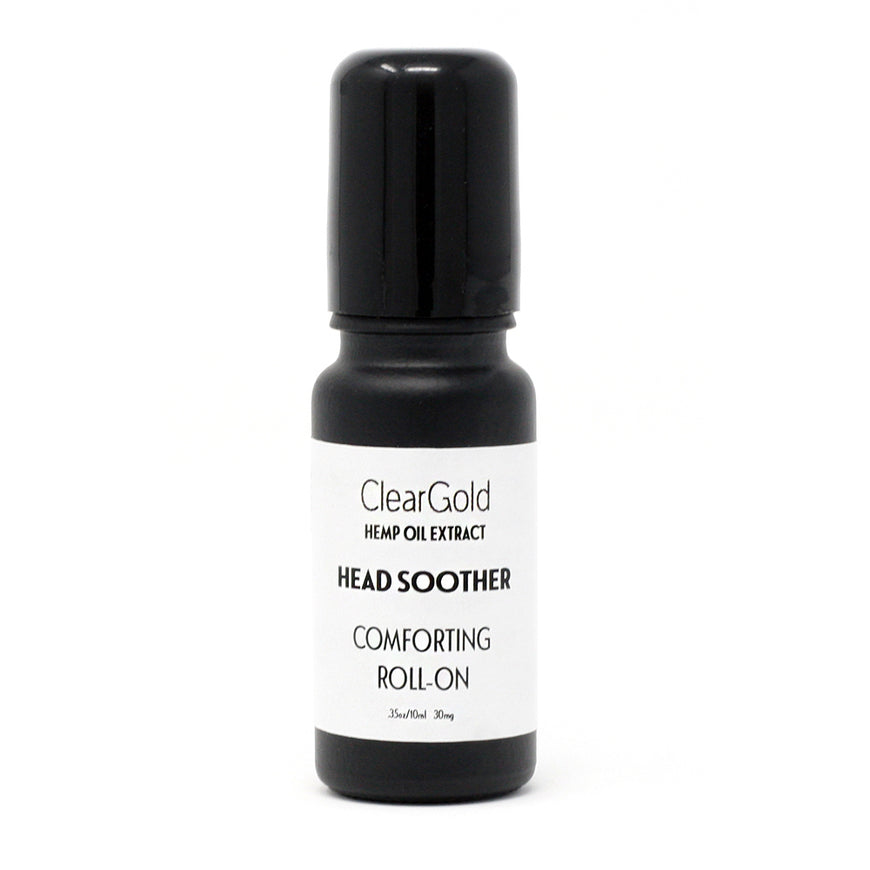 clear gold head soother roll on hemp oil