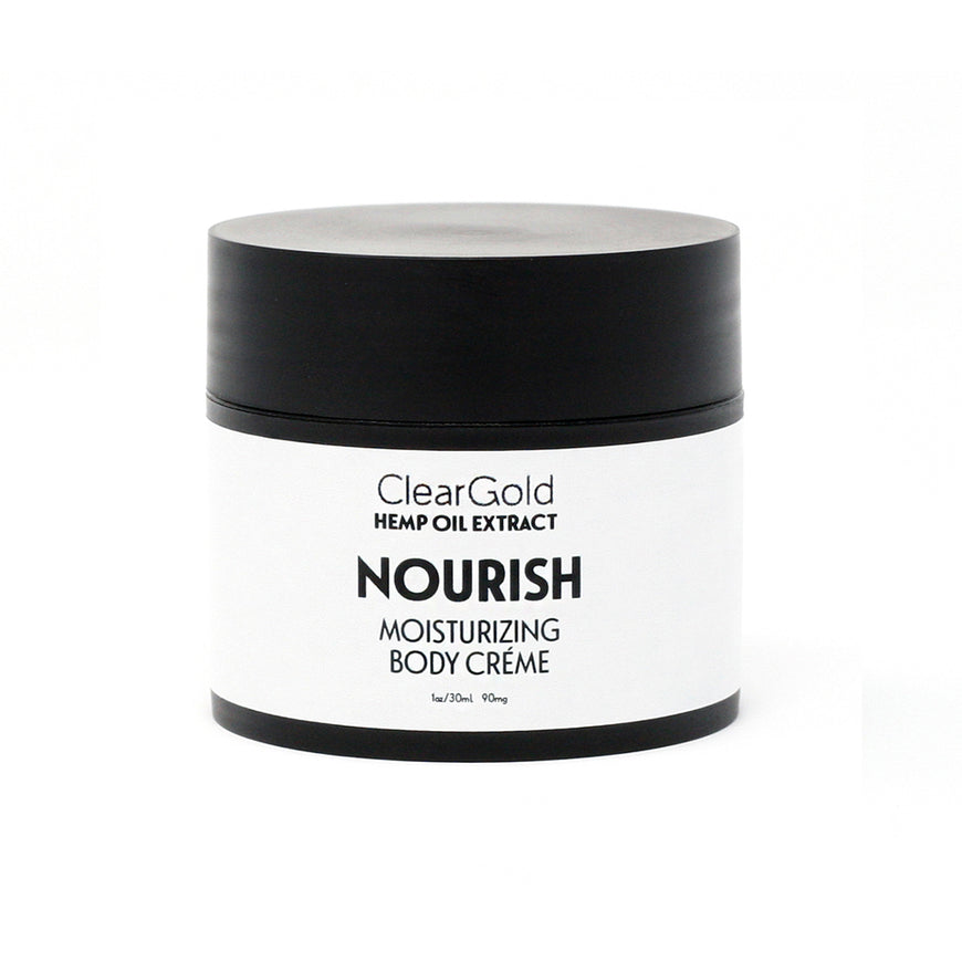 clear gold nourish body creme hemp oil ointment