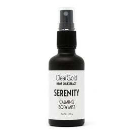 clear gold serenity cbd body mist hemp oil extract