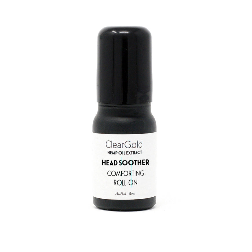 clear gold head soother roll on cannabis oil