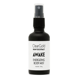 clear gold awake body mist hemp oil extract