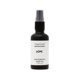 clear gold love body oil hemp herbal extract solution